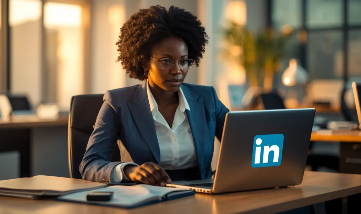 Professionnel ouest-africain qui prospecte sur LinkedIn sans risquer son compte